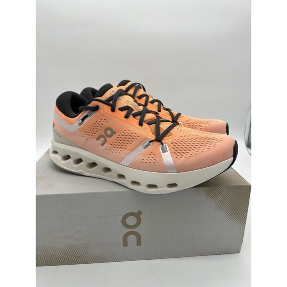 On Cloudsurfer 2 Tangerine Ivory Orange Running Sneaker 3MF10123126 Mens Sz 12.5 - Picture 3 of 9
